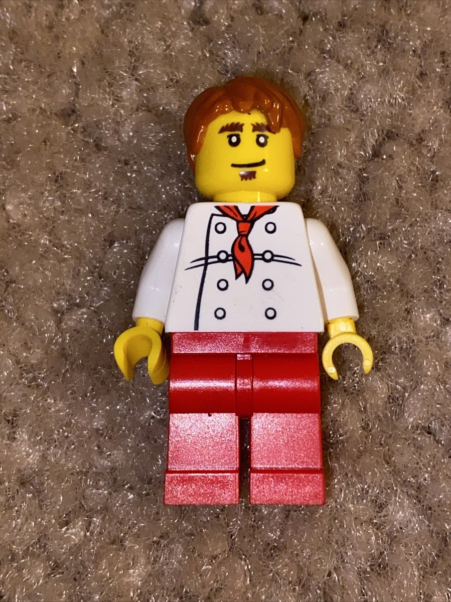 クラシック FryderykChopin LEGO Chef Minifigure w/ Dark Orange Hair Double Faced twn187 40078