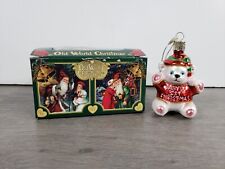 2001 Old World Christmas Baby's 1st Christmas TEDDY BEAR