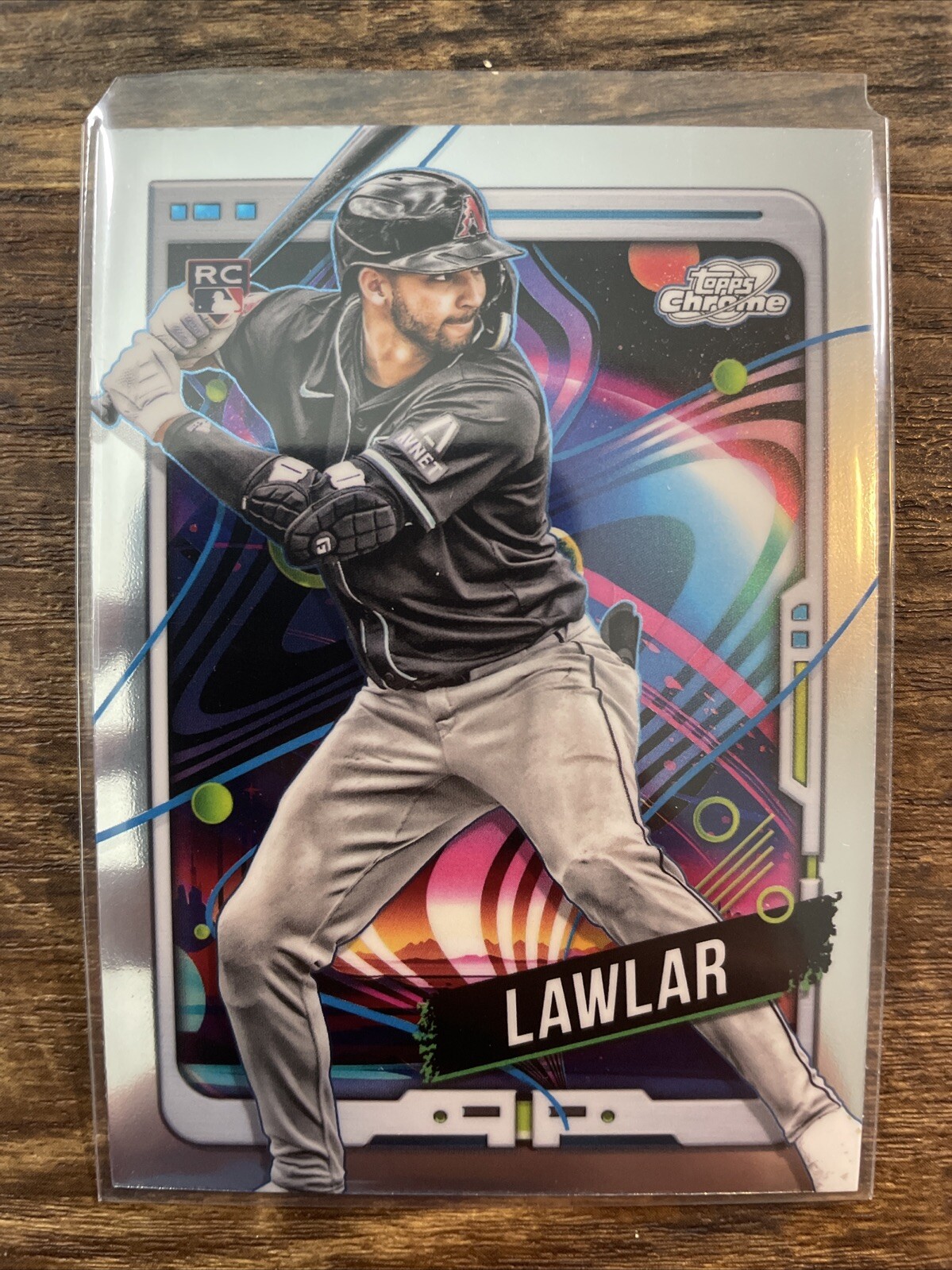 Jordan Lawlar 2024 Topps Cosmic Chrome Baseball #105 Diamondbacks Rookie Card RC
