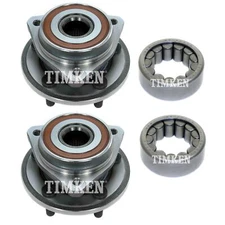 NEW Front and Rear Wheel Bearings & Hubs Kit Timken For Jeep Cherokee RWD 99-01