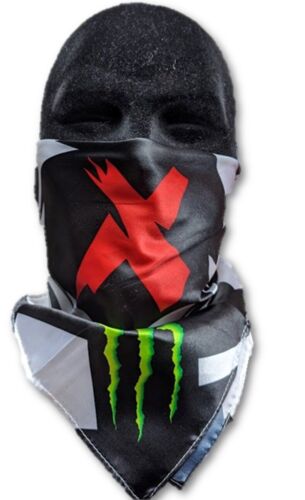 * BANDANA Lorenzo 99 Monster Ducati foulard MotoGP foulard masque facial vélo NEUF - Photo 1/4