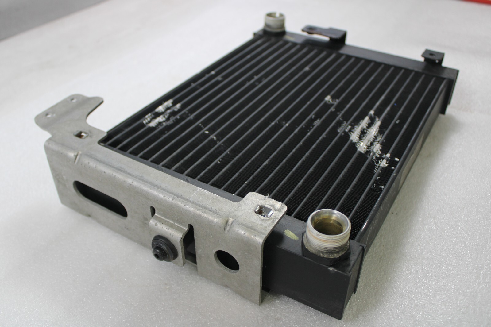 Lamborghini Aventador LP700, Engine Oil Cooler, Bent Fins, Used, P/N 07M117021C