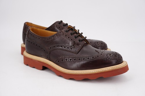 NUEVO CON CAJA | TRICKERS NASTER MC UK 6.5 US 7.5 PUNTA DE ALA CUERO MARRÓN DERBY - Imagen 7 de 13
