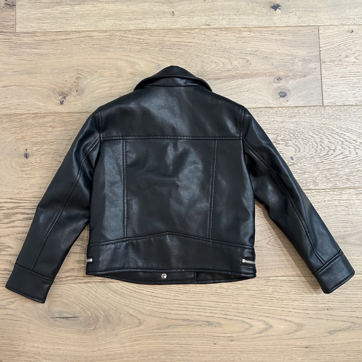 ZARAライダースジャケット FAUX LEATHER BIKER JACKET - Black | ZARA United States