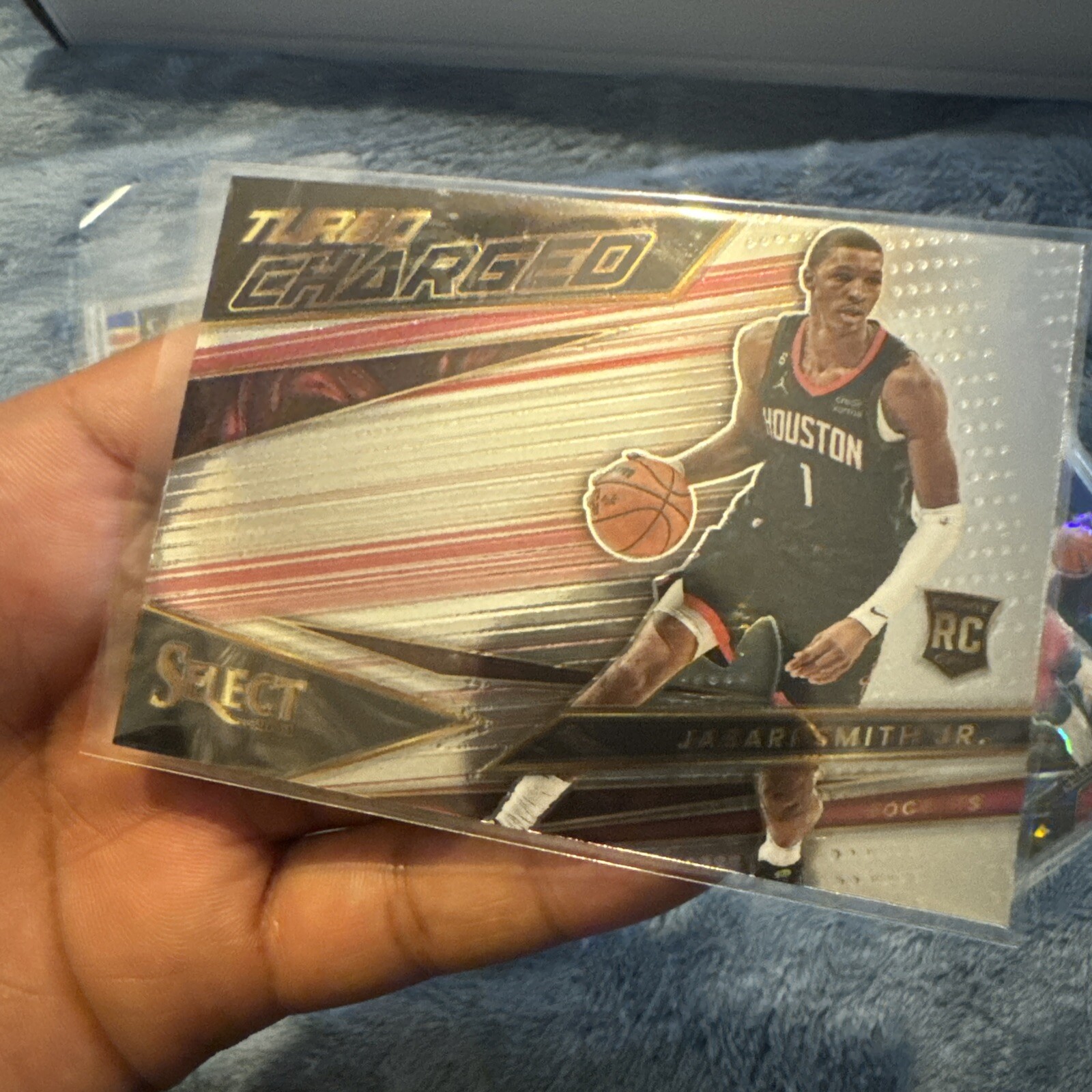 MINT HOLO 2022-23 Panini Select #8 Jabari Smith Jr. Turbocharged Silver Prizms