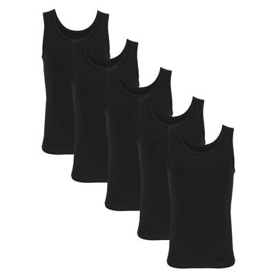 TupTam Kinder Jungen Unterhemd Ärmellos Tanktop 5er Pack 