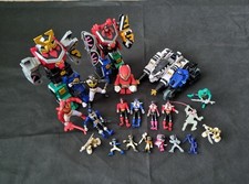 Power Rangers Bundle Including Megazord Tigerzord Bike And 18 Figure Mattel 2012