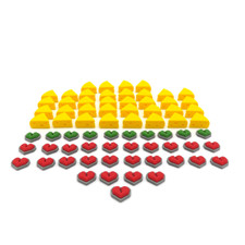 UPGRADE KIT FOR MICE AND MYSTICS - 71 PIECES DELUXE 3D BOARD GAME