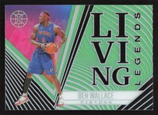 2020-21 Panini Illusions Ben Wallace Living Legends Emerald #19 Card