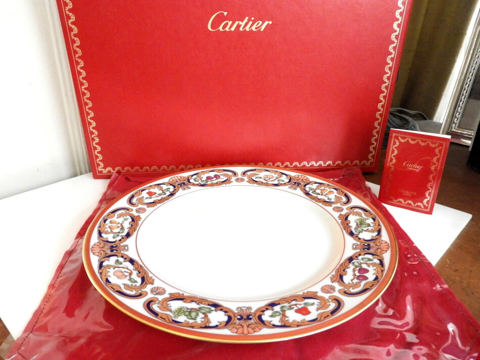 Cartier Limoges LA MAISON DU PRINCE Dinner Plate (S) - MINT IN