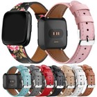For Fitbit Versa 4 3 Sense 2 Genuine Leather Watch Band Strap Bracelet Watchband