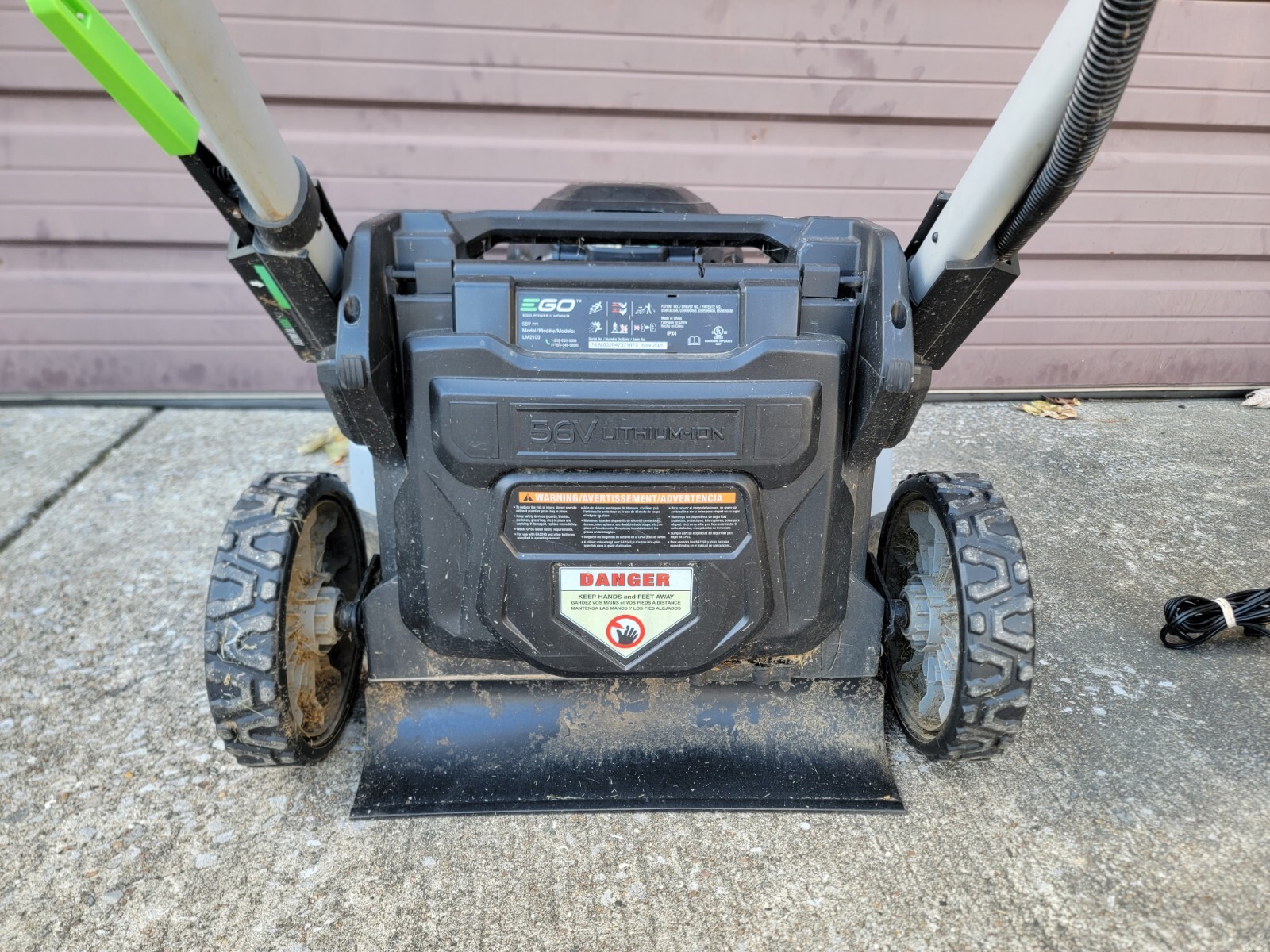 EGO LM2100 21" Electric Push Lawn Mower, Local Pickup Only ax eBay