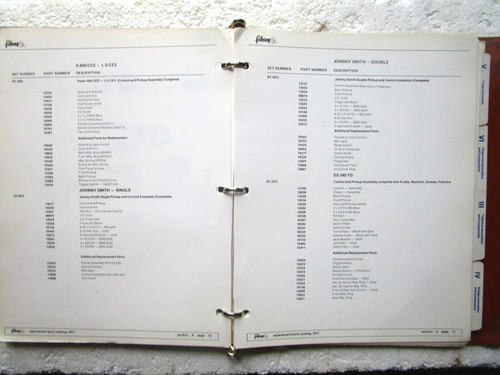 GIBSON REPLACEMENT PARTS CATALOG, 1977, GUITARS, BANJOS, MANDOLINS - Bild 7 von 8