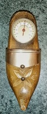 Antico termometro Olandese XX secolo a forma di zoccolo