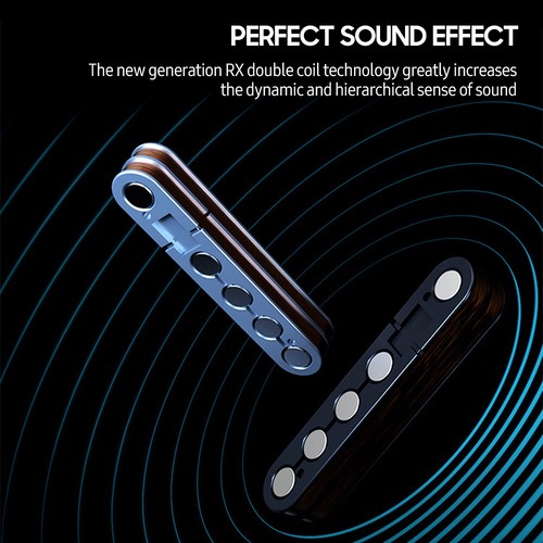 DOUBLE Acoustic Guitar Wireless Pickup Rechargeable Amplifier Soundhole Pickup - Picture 7 of 12