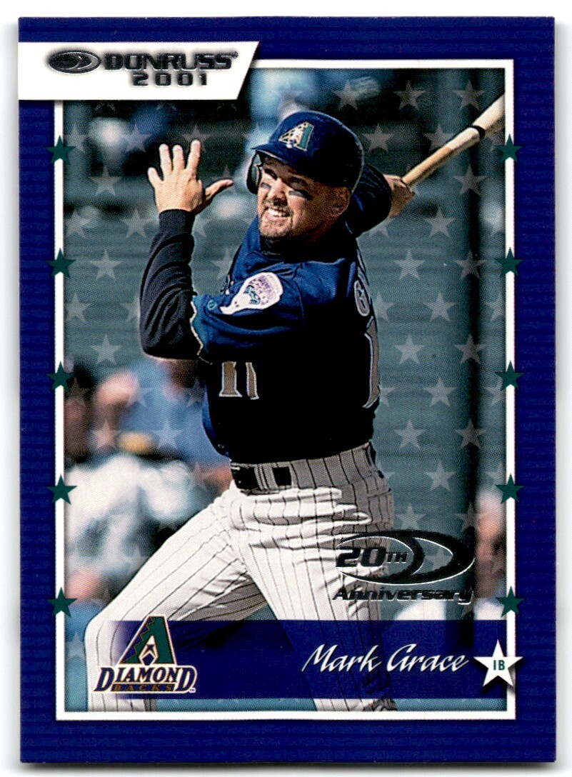 2001 DONRUSS MARK GRACE ARIZONA DIAMONDBACKS #38