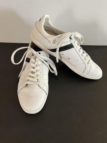 Lacoste Evershot Pit White Black Sneaker Shoe Size 11.5 Mens