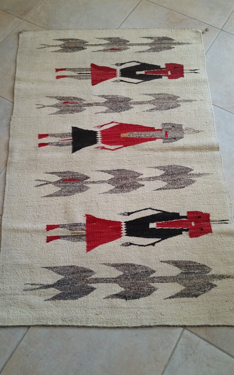 Shiprock Yei Navajo Rug eBay
