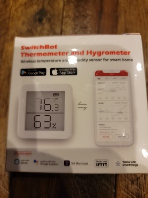 SwitchBot Thermometer & Hygrometer Temperature & Humidity Bluetooth SmartSensor