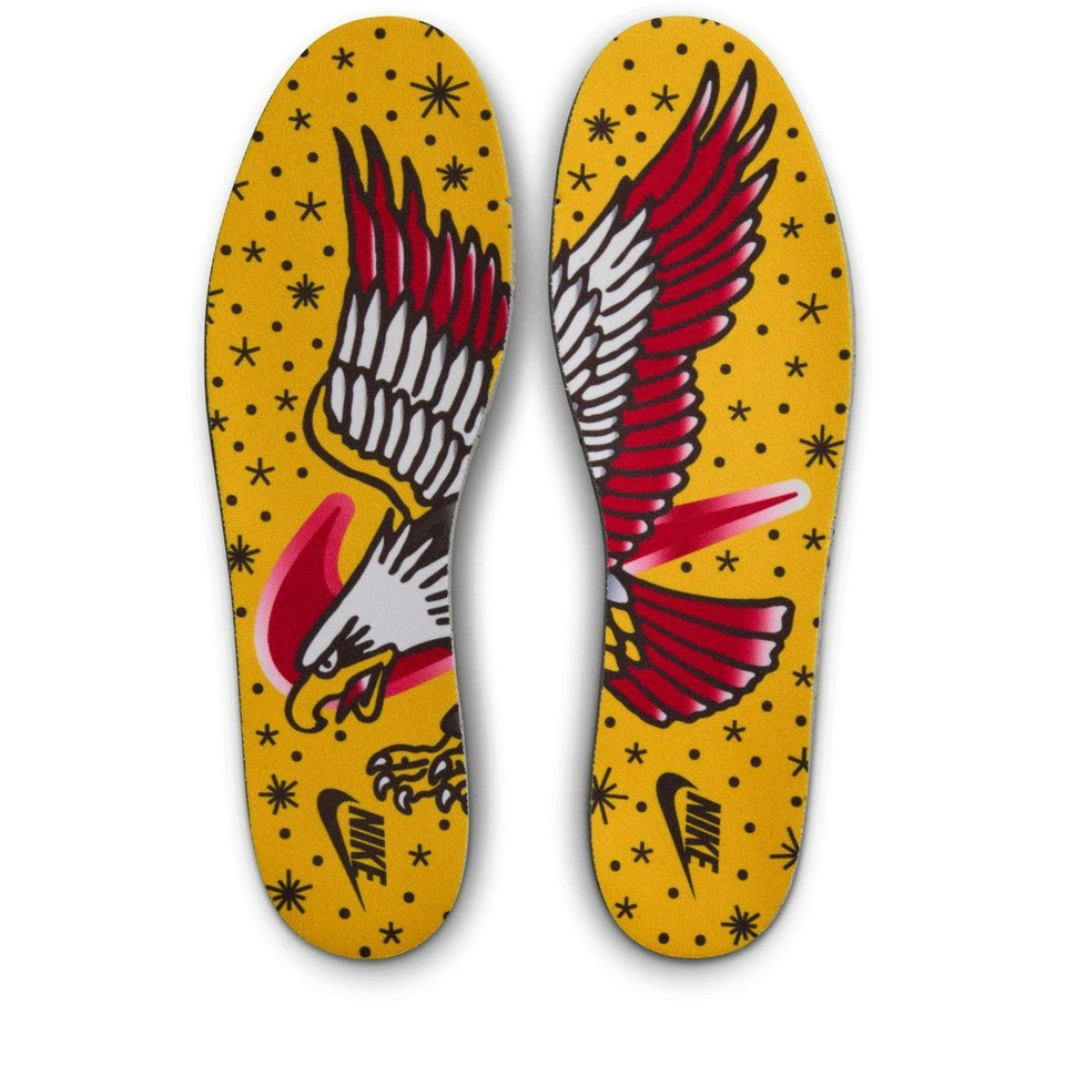 Nike Dunk Retro LTD Biker Tattoos Black Gym White Yellow Blue FZ3057