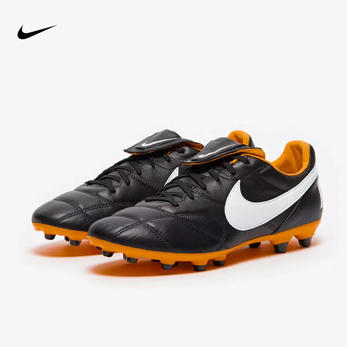 Nike Premier II FG Soccer Cleats Black Yellow 917803-017 Youth Size 4  New!!! | eBay