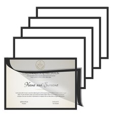 5PCS A4 Magnetic Picture Frames Self-Adhesive Reusable Photo Wall Display Holder