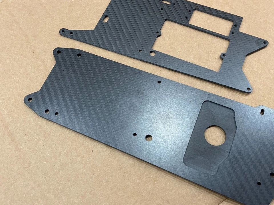 Carbon fiber Drag racing Chassis long wheelbase for Traxxas Jato  2.5 / 3.3  - Image 4 of 4