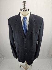 Hugo Boss mens Blue Wool Blazer Jacket 42R