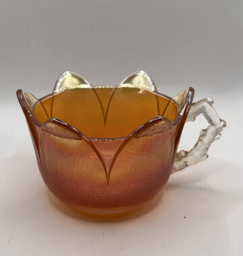 Vintage Imperial Marigold Carnival Glass Tulip Punch Cup
