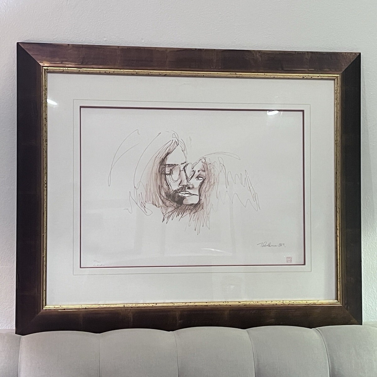 Limited Edition Beatles Art Signed Serigraph John Lennon