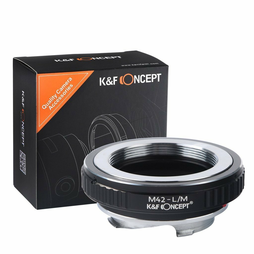 Lens Mount Adapter for 42mm M42 Mount Lens to L/M Lens Camera Body (T8r)