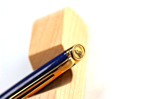 WATERMAN EXPERT BALLPOINT PEN FOOTBALL HELMET CAP TOP LOGO - Picture 12 of 13