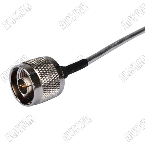 N Male Plug to N-Type Male Plug Connector Semi-Flexible .141" Cable RG402 80cm - Picture 2 of 2
