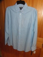 CHAPS - BOYS - SHIRT - OXFORD BLUE - SIZE 18        (GRN-201-3x3)