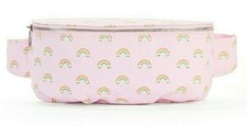 No Boundaries Women's Fanny Pack Waist Pack Rainbow Blush NEW