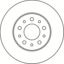 DISCO FRENO (COPPIA)/per FIAT 500L (2013-) (251mm) POSTERIORE BD1842S