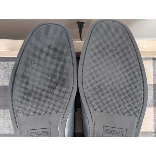 Mocasines con borla de cuero Giorgio Brutini azul/gris para hombre talla 11M - Imagen 13 de 13