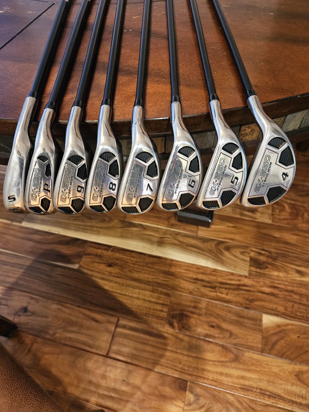 PowerBilt EX550 4PW+SW Graphite Right Handed Golf Club Iron Set