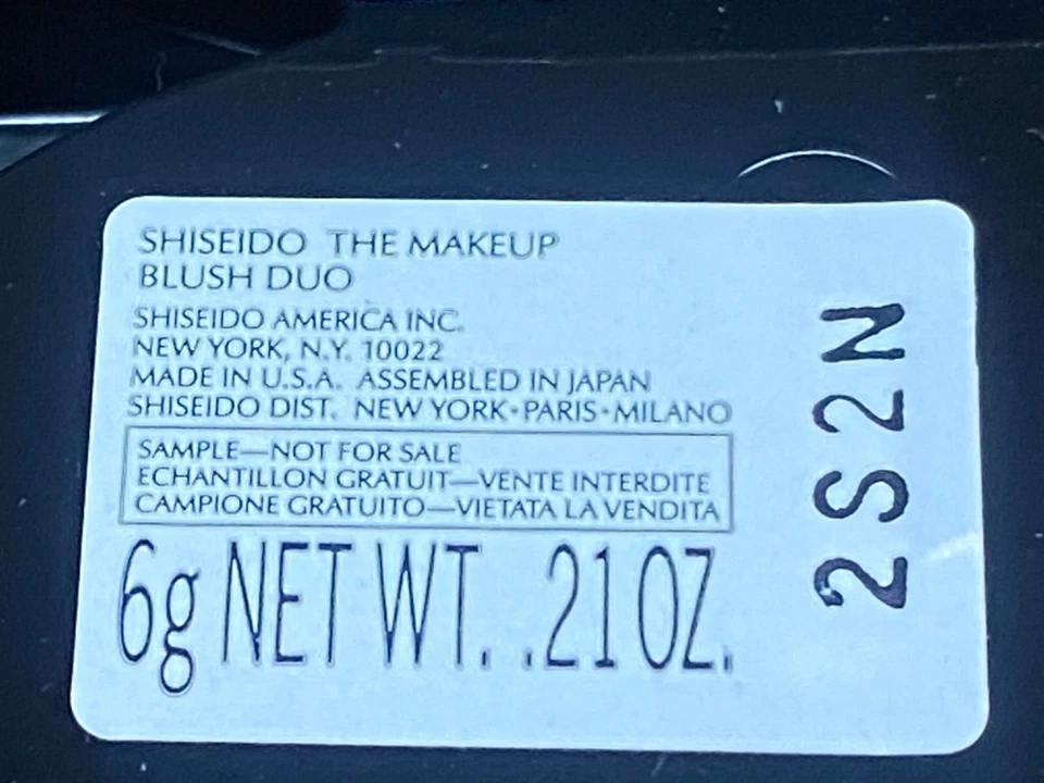 Shiseido Blush Duo Refil Tamanho Completo ~ 0,21 oz .6g #2 Bronzeado - Imagem 3 de 3