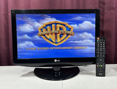 19'' LG 720p 16:9 Widescreen LCD TV Monitor w/ Remote (Working 100%) VGA HDMI RCA