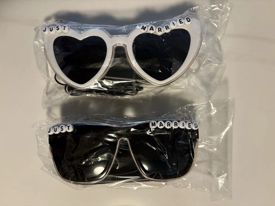 Gafas LED Luminosas Recién Casadas Boda Fiesta Compromiso Novia y Novio Foto 2 de 3