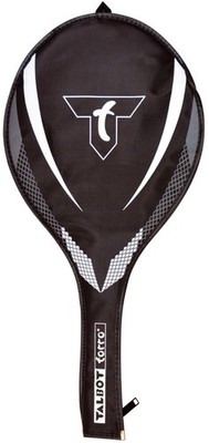 TALBOT torro 3/4 Badminton-Schlägerhülle schwarz/weiß