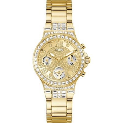 Guess Damenarmbanduhr Quarzuhr GW0320L2 MOONLIGHT Edelstahl 36 mm