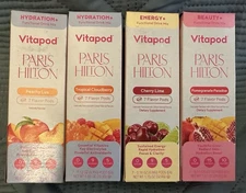 Paris Hilton Vitapod - Pomegranate Paradise,  Cherry Lime, Tropical Cloudberry