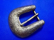 Engraved Floral Swirl Ornate Replacement Western Ranger Belt Buckle for 3/4 Belt