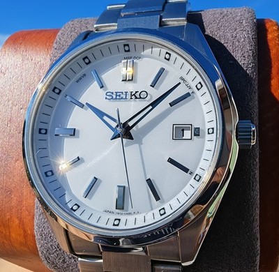 Seiko Selection SBTM317 Japan Solar Sapphire Radio Perpetual JDM Dress Uhr