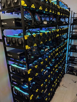 6× NVIDIA RTX 3080 Ti GPU Compute Rig   AI / Deep Learning / Rendering / Mining