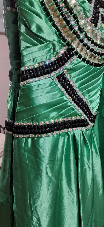 Robe de soirée longue à strass - Photo 3/4