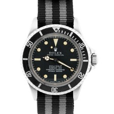 Rolex Submariner VINTAGE nero METRI PRIMA patina acciaio inox CARATTERE PULITO 40mm 5512