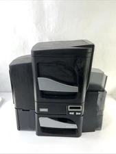 HID Fargo DTC4500 ID Card Printer **POWER TESTED / JAM INSIDE FOR PARTS REPAIR!